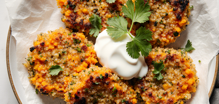 Four-Ingredient Thai Coconut Quinoa Fritters