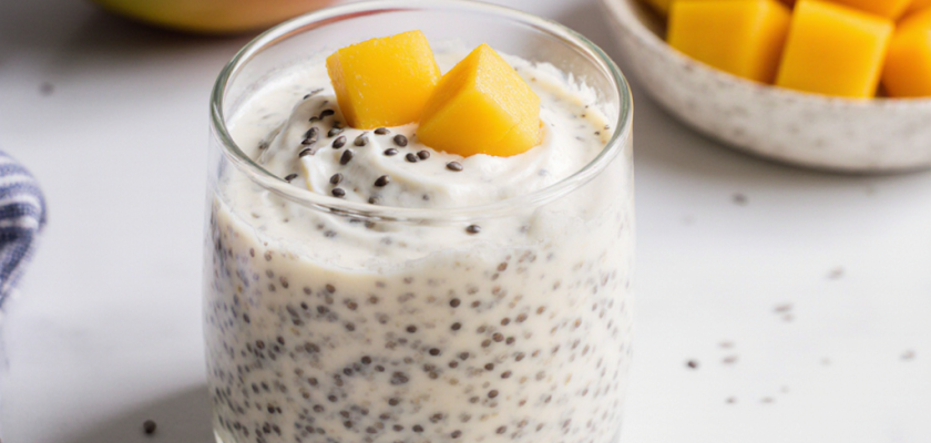 Four-Ingredient Tropical Coconut Mango Mousse