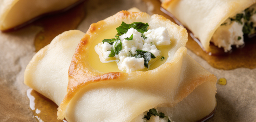 Four-Ingredient Turkish Baked Cheese Rolls