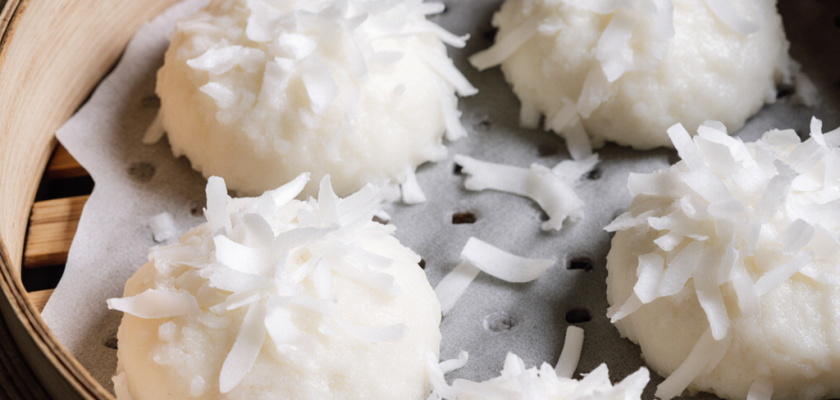 Four-Ingredient Vietnamese Steamed Coconut Rice Cakes
