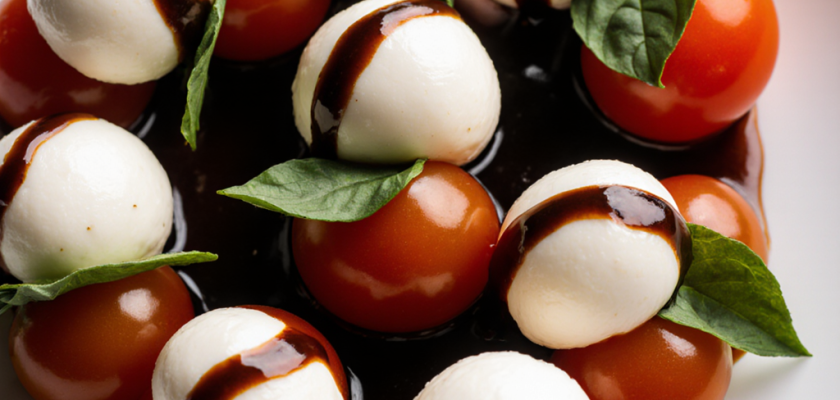 Four-Ingredient Air-Fried Caprese Bites