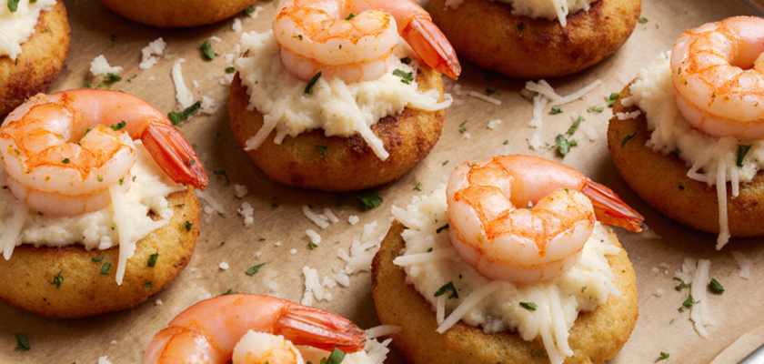 Four-Ingredient Broiled Spicy Shrimp Pão de Queijo