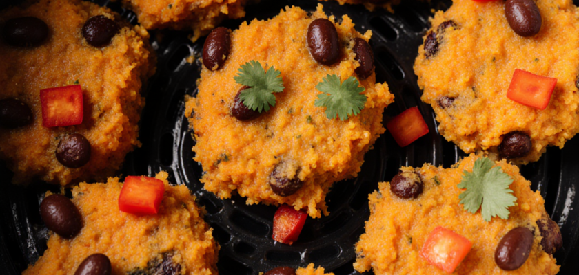 Four-Ingredient Caribbean Spiced Sweet Potato Fritters