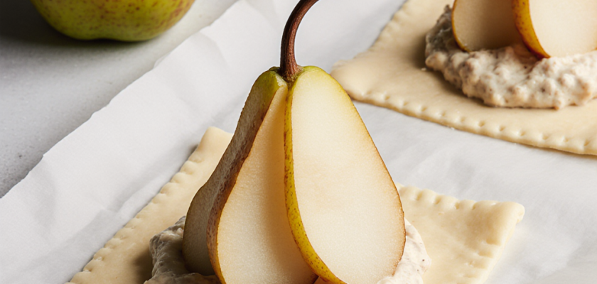 Four-Ingredient Frangipane Pear Wraps