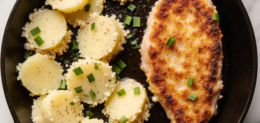 Four-Ingredient German Potato Schnitzel