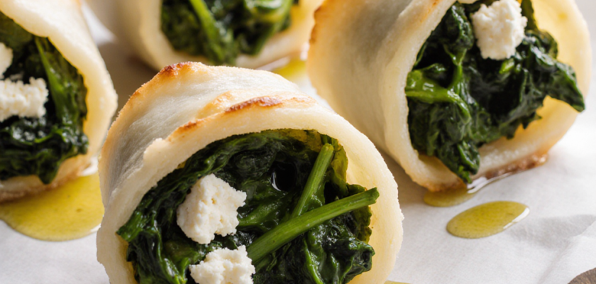 Four-Ingredient Greek Feta Rolls