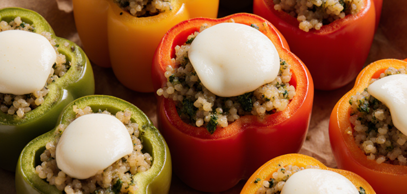 Four-Ingredient Italian Stuffed Peppers