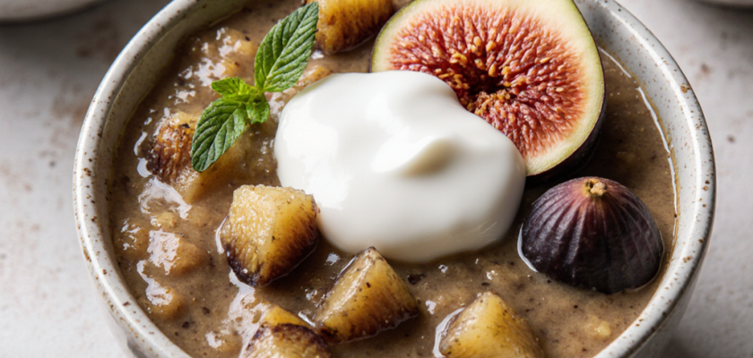 Four-Ingredient Mediterranean Fig Pudding