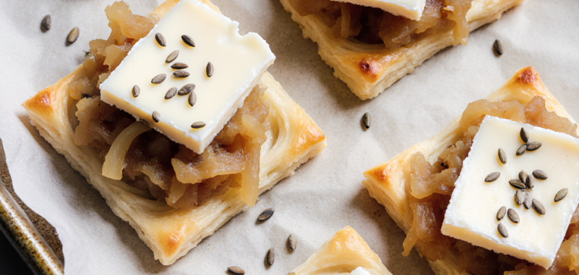 Four-Ingredient Sauerkraut and Brie Bites