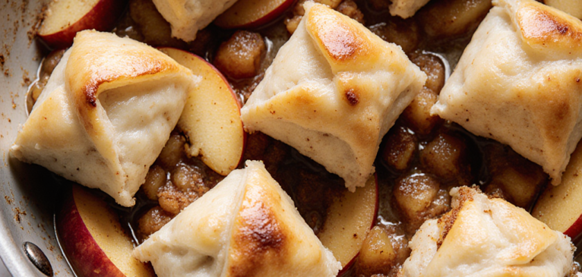 Four-Ingredient Sautéed Apple Strudel Bites