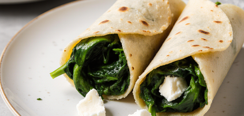 Four-Ingredient Savory Crepe Roll-Ups