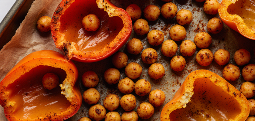 Four-Ingredient Spanish Roasted Chickpeas with Paprika