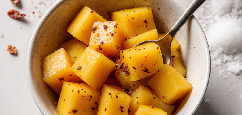 Four-Ingredient Spicy Pickled Mango Bites