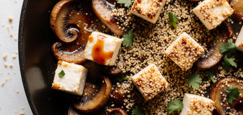 Four-Ingredient Teriyaki Mushroom Bites