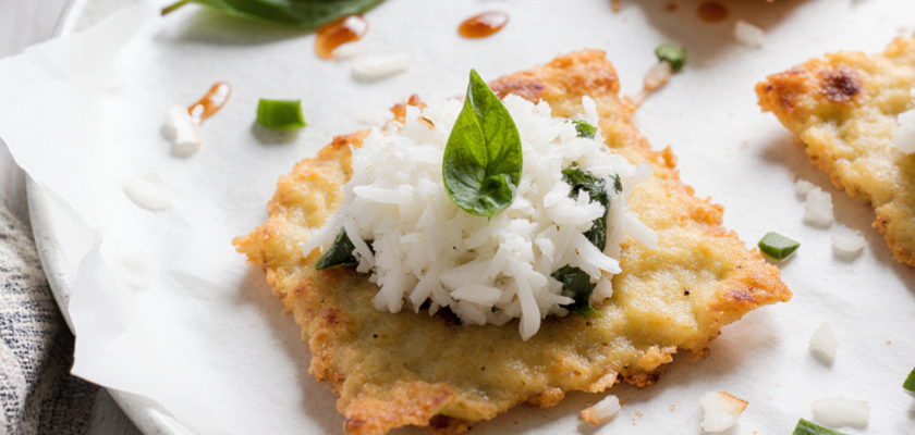Four-Ingredient Thai Coconut Basil Crisps