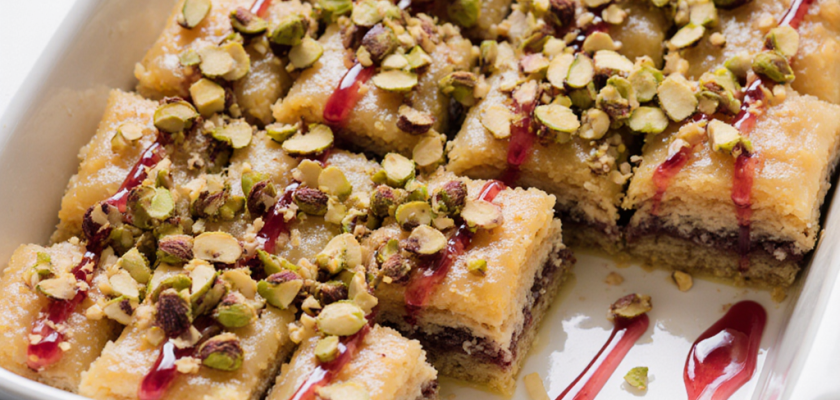 Four-Ingredient Turkish Delight Baklava Bites