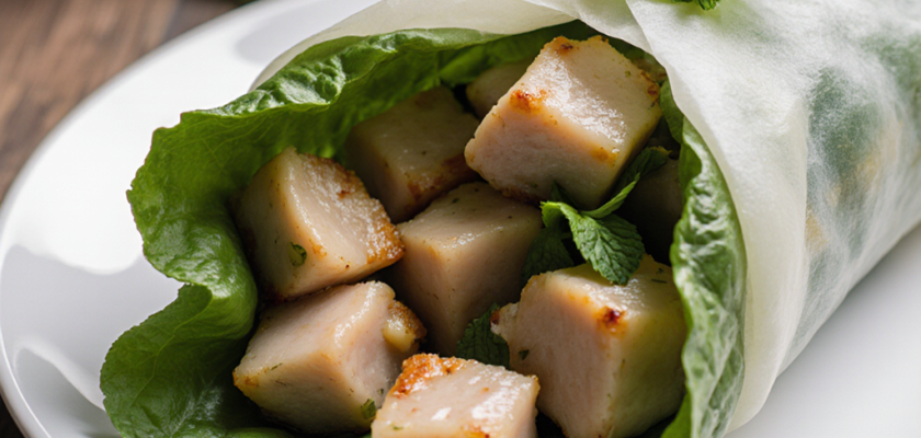 Four-Ingredient Vietnamese Lemon Grass Chicken Rolls