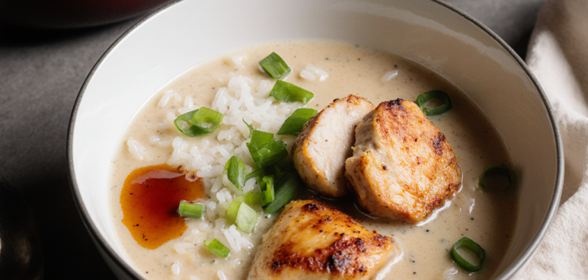 Four-Ingredient Vietnamese Savory Rice Porridge