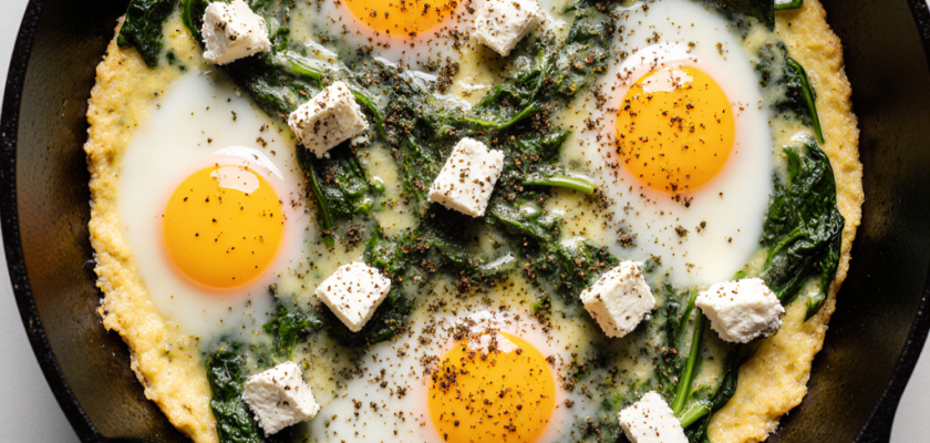 Four-Ingredient Za'atar and Spinach Frittata