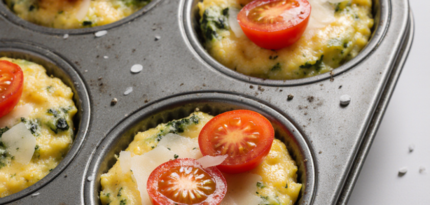 Four-Ingredient Zucchini Frittata Bites