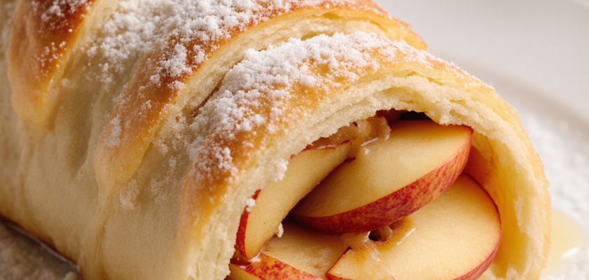 Four-Ingredient Apple Strudel