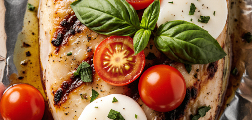 Four-Ingredient Broiled Chicken Caprese