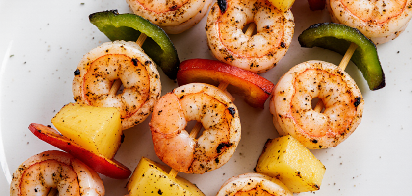 Four-Ingredient Caribbean Grilled Shrimp Skewers