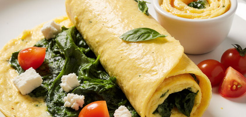 Four-Ingredient Caribbean Rolled Omelette