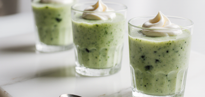 Four-Ingredient Coconut Pandan Pudding
