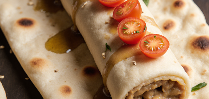 Four-Ingredient Foul Moudammas Rolls