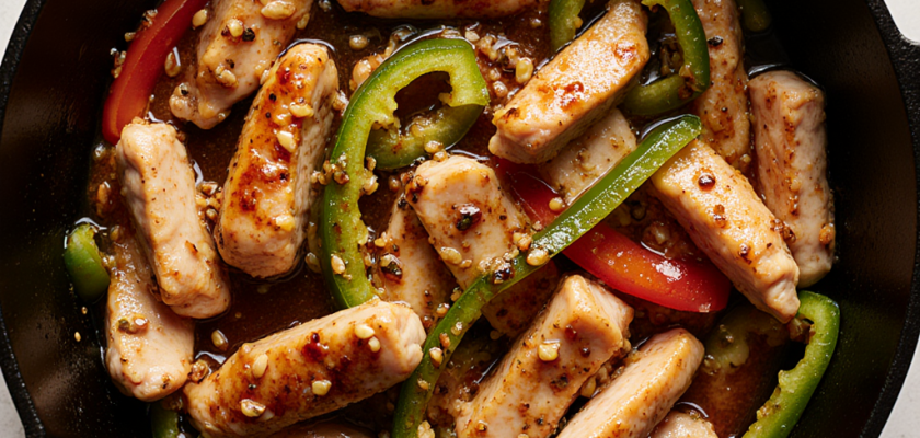 Four-Ingredient Garlic Soy Chicken Stir-Fry