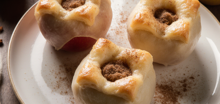 Four-Ingredient German Apple Dumplings