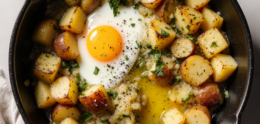 Four-Ingredient German Potato Scramble
