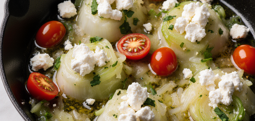 Four-Ingredient Greek Poached Fennel Bites