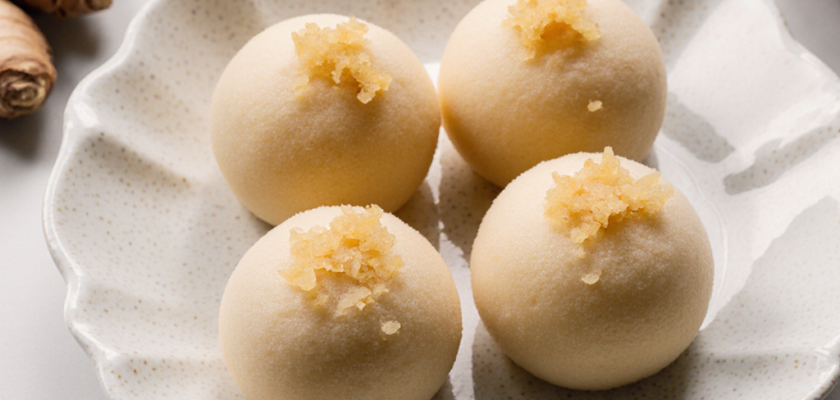 Four-Ingredient Honey Ginger Mochi Balls