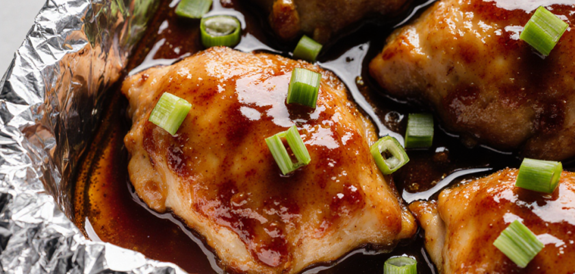 Four-Ingredient Honey Soy Glazed Chicken
