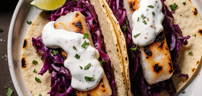 Four-Ingredient Kerala Spiced Fish Tacos