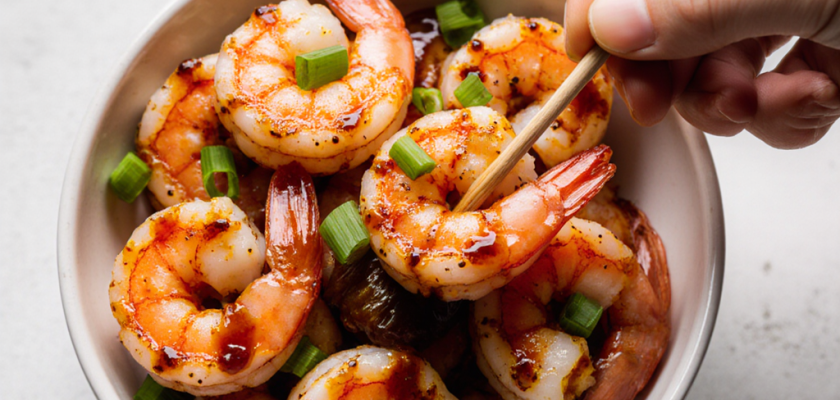 Four-Ingredient Korean Gochujang Shrimp Bites