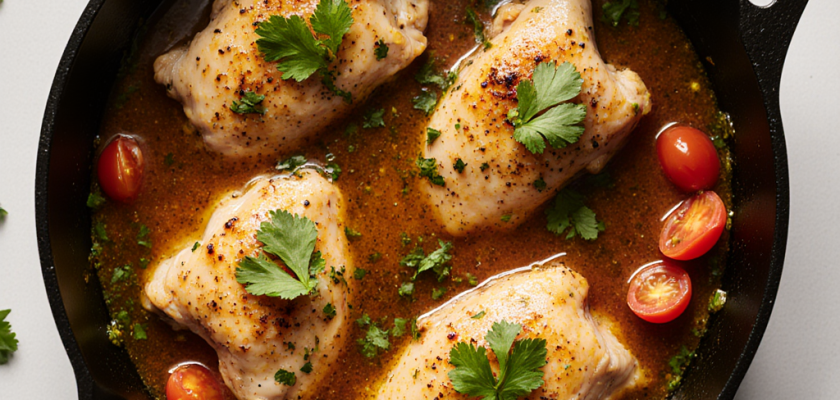 Four-Ingredient Mexican Poached Chicken