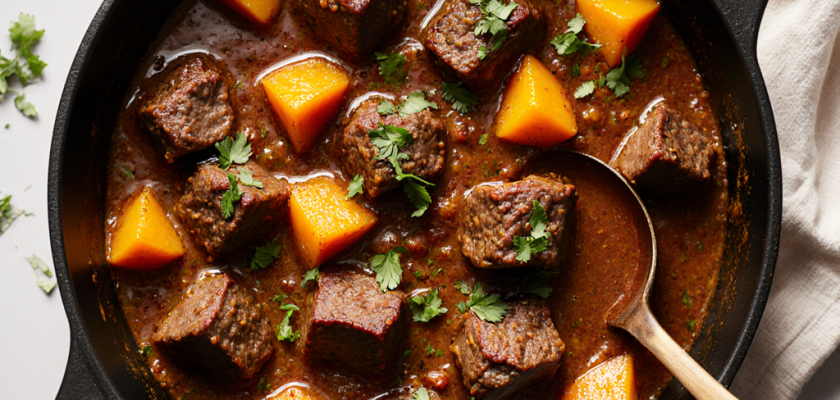 Four-Ingredient Moroccan Lamb Tagine