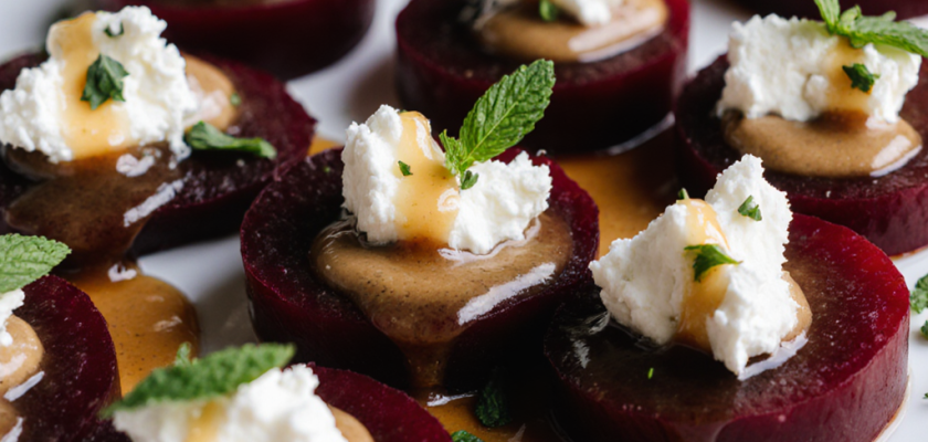 Four-Ingredient Pickled Beetroot Bites