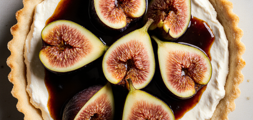 Four-Ingredient Pickled Fig Tart