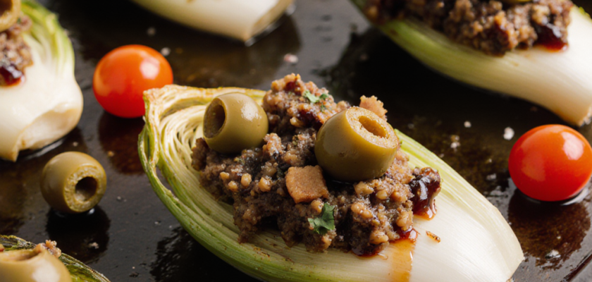 Four-Ingredient Roasted Fennel and Olive Tapenade Bites