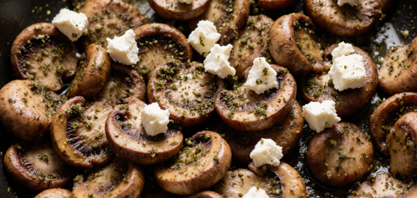 Four-Ingredient Sautéed Zaatar Mushrooms