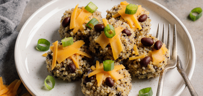 Four-Ingredient Savory Quinoa Bites