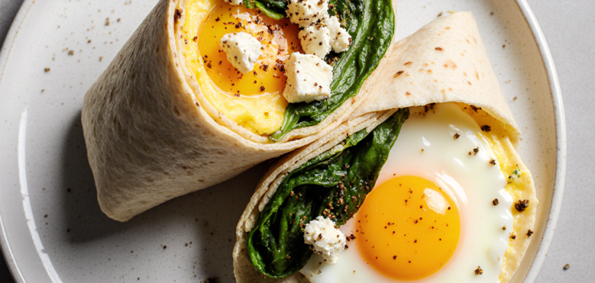 Four-Ingredient Savory Za'atar Egg Wraps