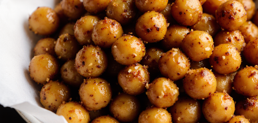 Four-Ingredient Sichuan Spiced Roasted Chickpeas