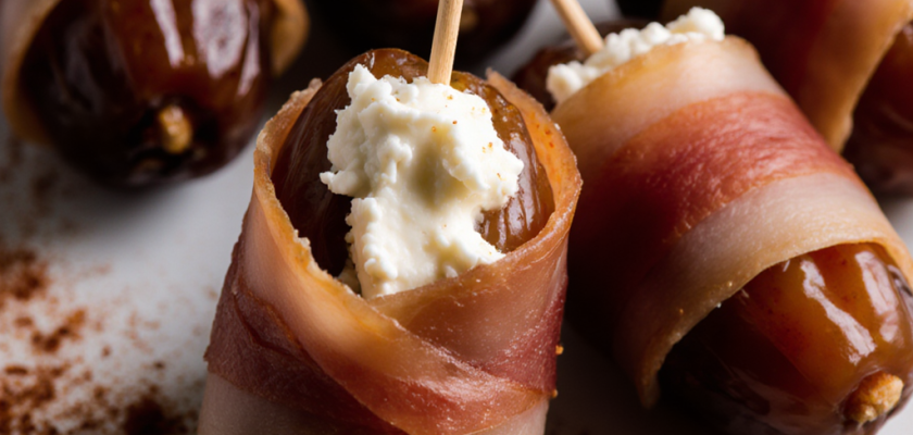 Four-Ingredient Smoked Feta-Stuffed Dates