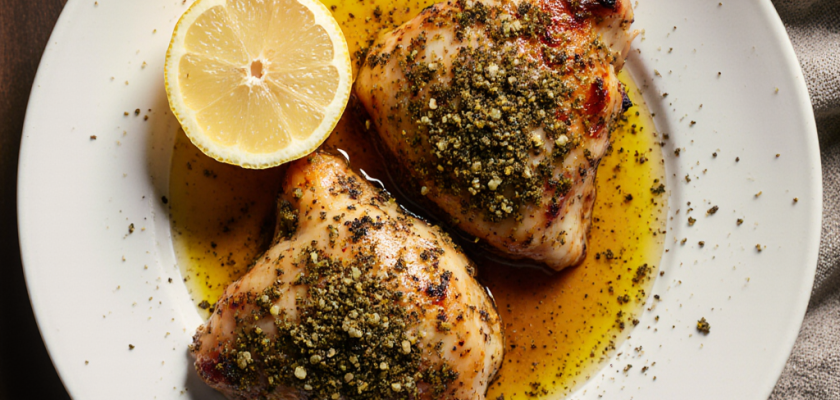 Four-Ingredient Smoked Za'atar Chicken