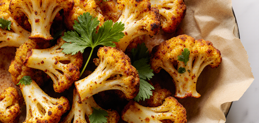 Four-Ingredient Spiced Cauliflower Pakoras